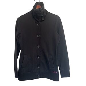 Oakley Black vest Jacket with High Collar size small